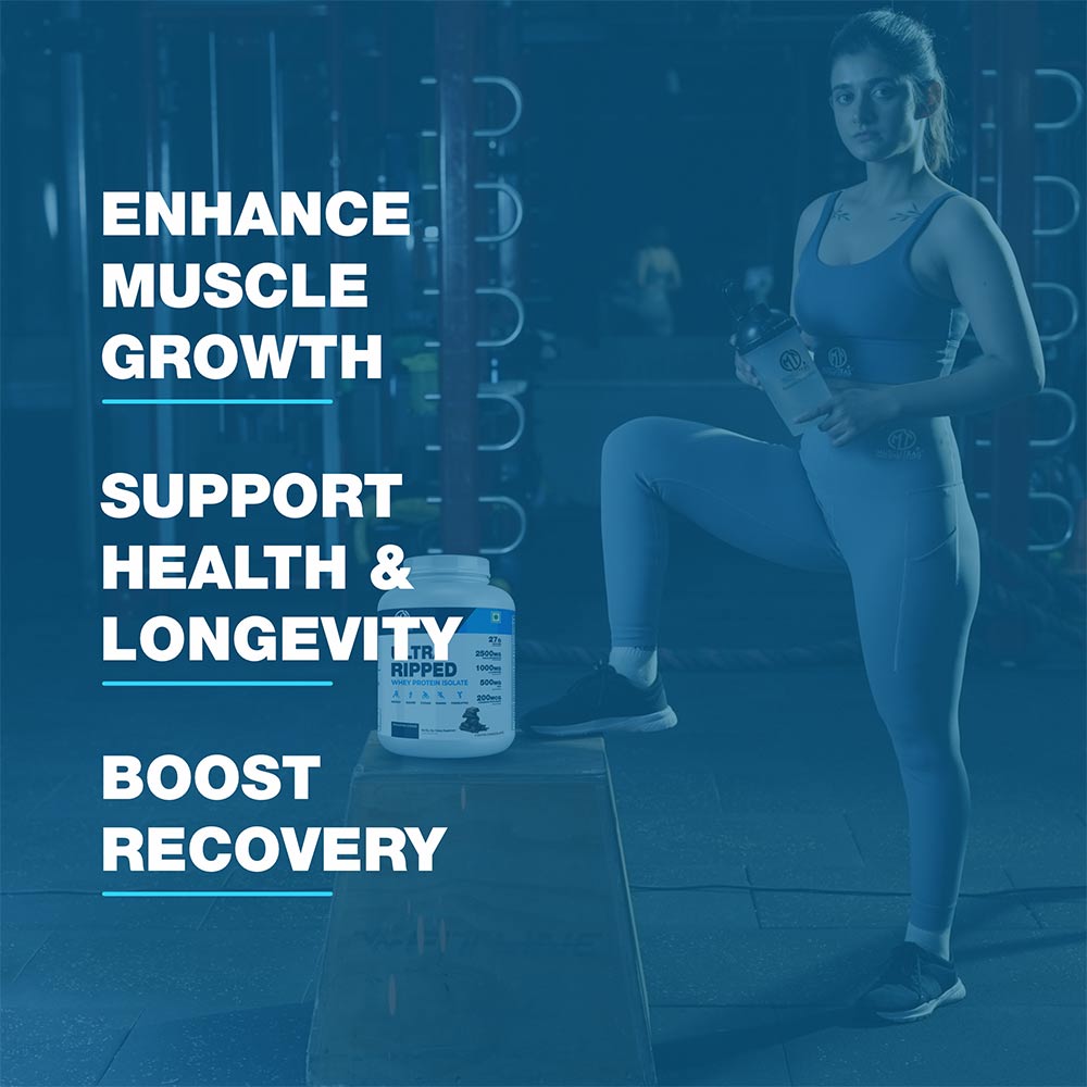 6 - Muscle Trail Ultra Ripped Whey Protein Isolate,  4.4 lb  Dutch Chocolate 