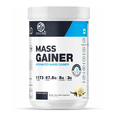 1 - Muscle Trail Advanced Mass Gainer, 3.3 lb Vanilla