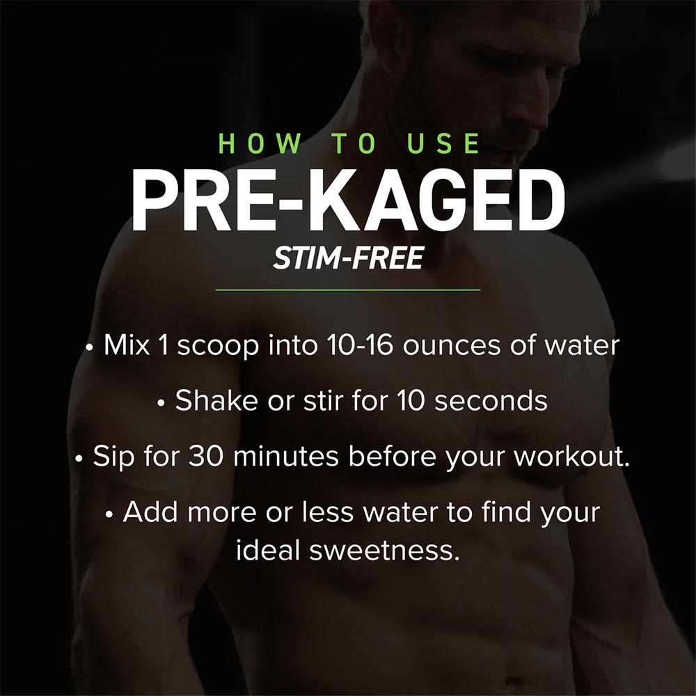 2 - Kaged Muscle Pre-Workout Stim-Free,  1.19 lb  Cherry Bomb 