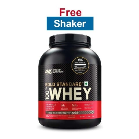 ON (Optimum Nutrition) Gold Standard 100% Whey Protein,  5 lb  Double Rich Chocolate 