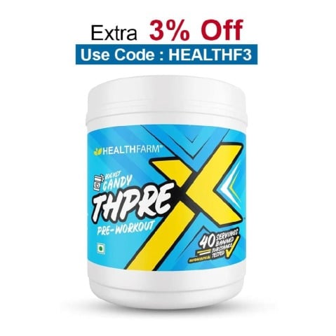 Healthfarm ThPre X Pre-Workout,  1.1 lb  Rocket Candy 