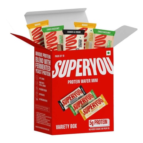 1 - Superyou Protein Wafer Mini Bar,  10 bar(s)  Assorted 