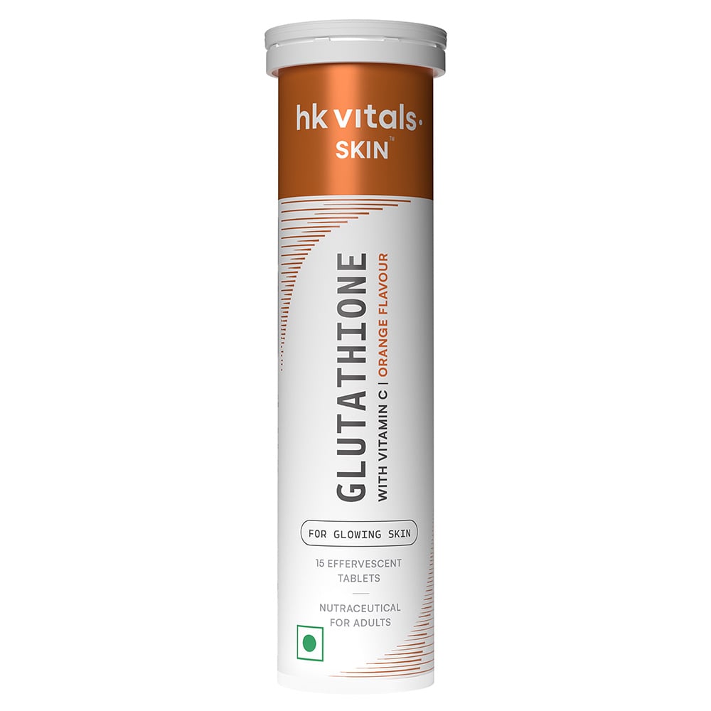 12 - HealthKart HK Vitals Glutathione Effervescent,  Orange  15 tablet(s)