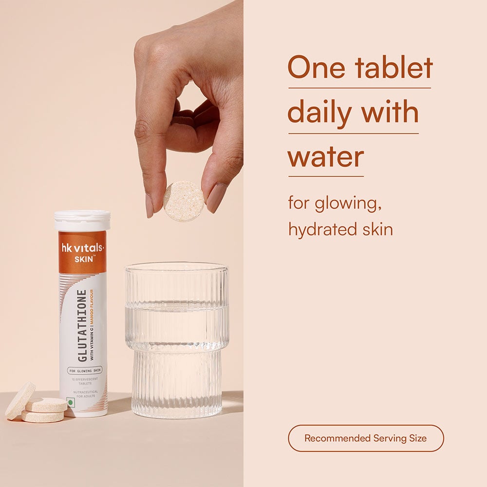 5 - HealthKart HK Vitals Glutathione Effervescent,  Mango  30 tablet(s)