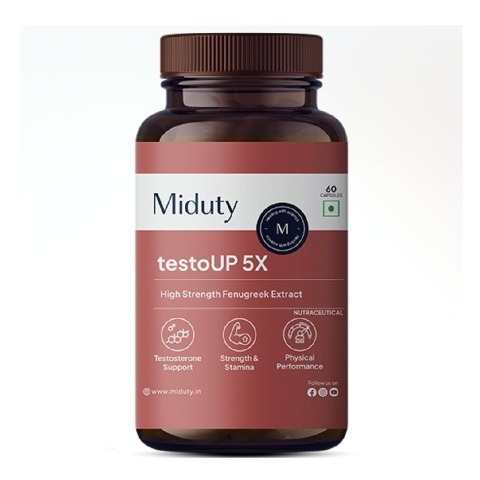 1 - Miduty TestoUP 5X,  60 capsules 