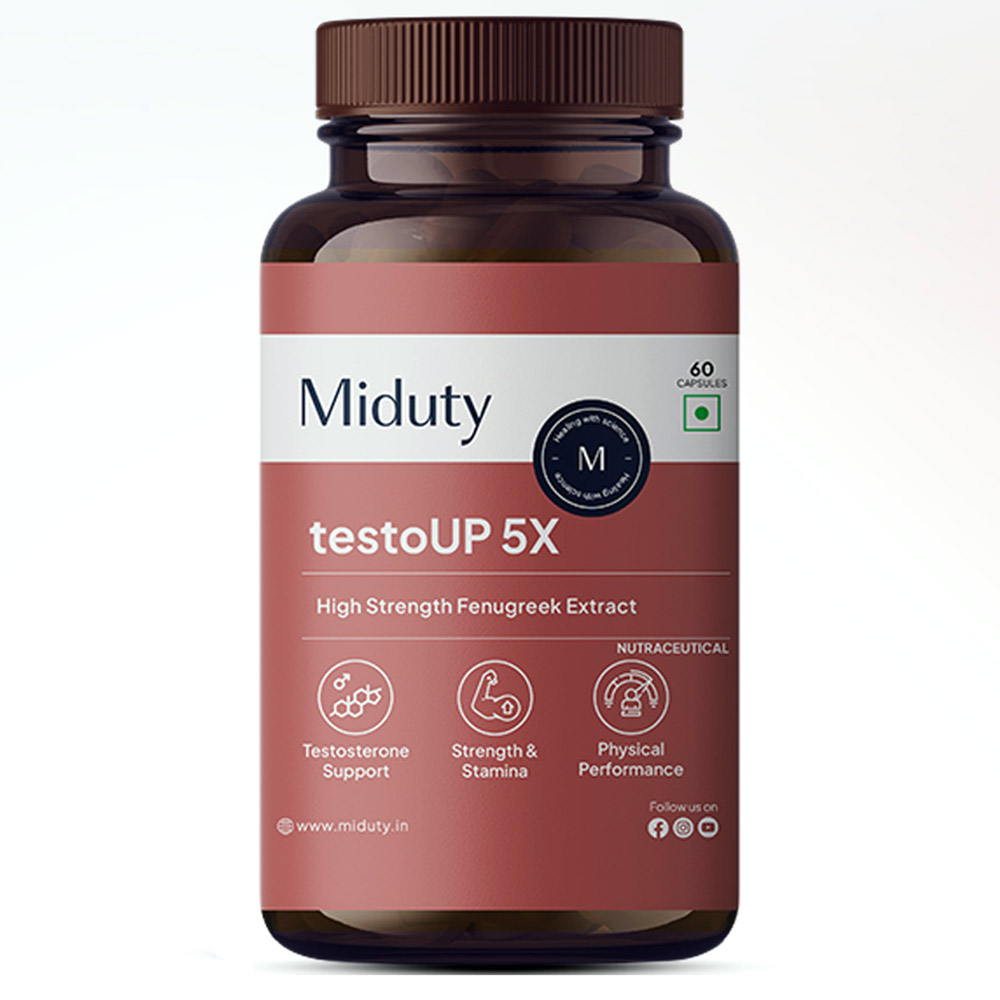 1 - Miduty TestoUP 5X,  60 capsules 