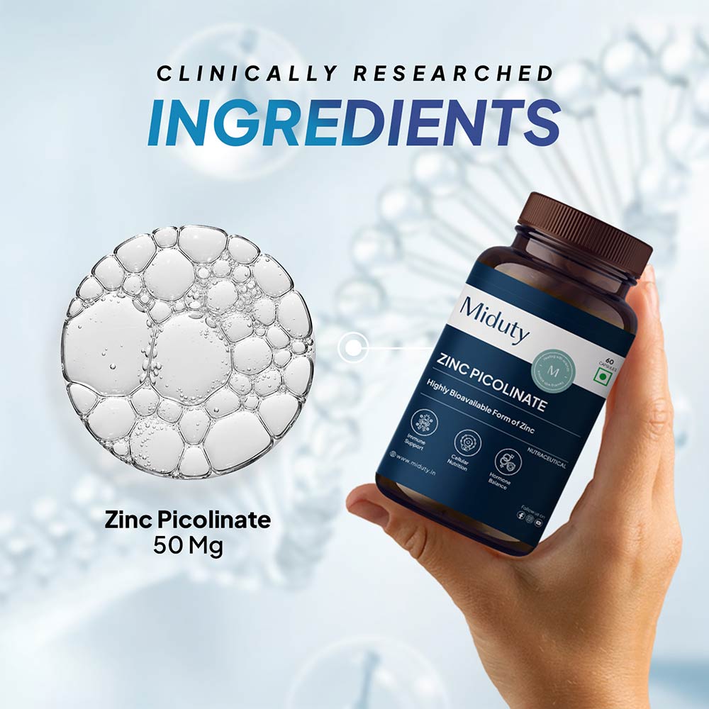 7 - Miduty Zinc Picolinate,  60 capsules 