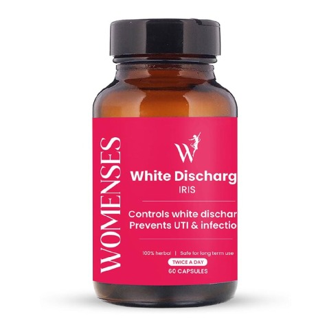 1 - WOMENSES White Discharge,  60 capsules  Unflavoured 