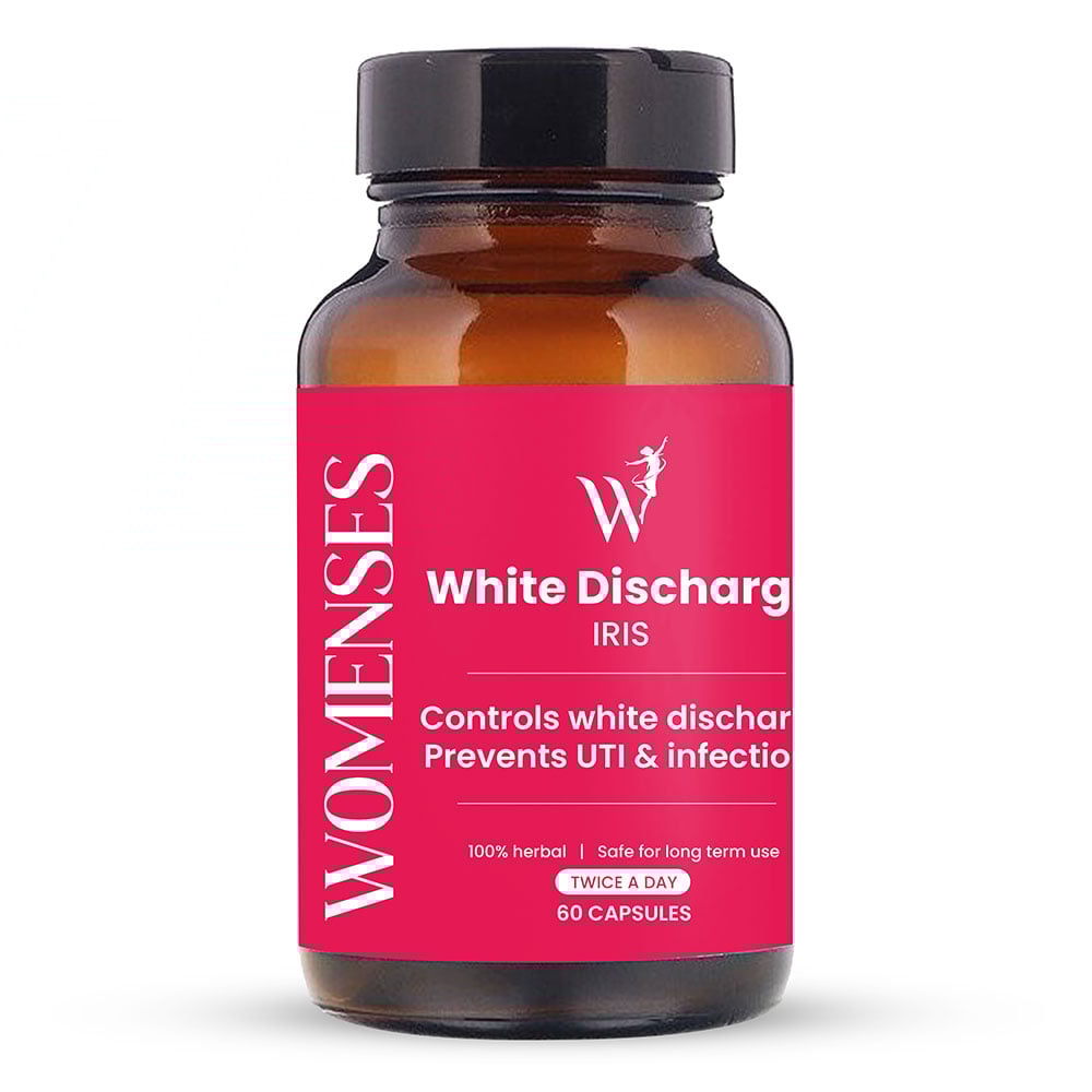 1 - WOMENSES White Discharge,  60 capsules  Unflavoured 