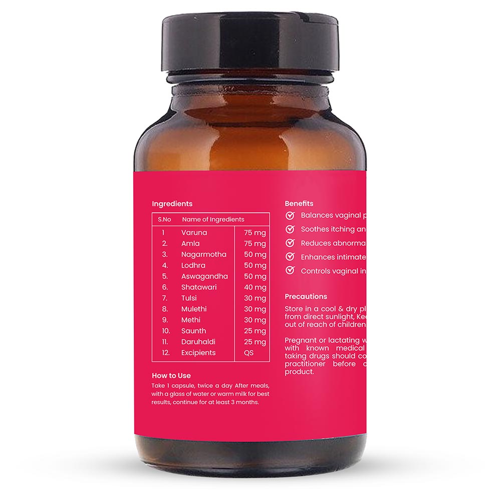 2 - WOMENSES White Discharge,  60 capsules  Unflavoured 