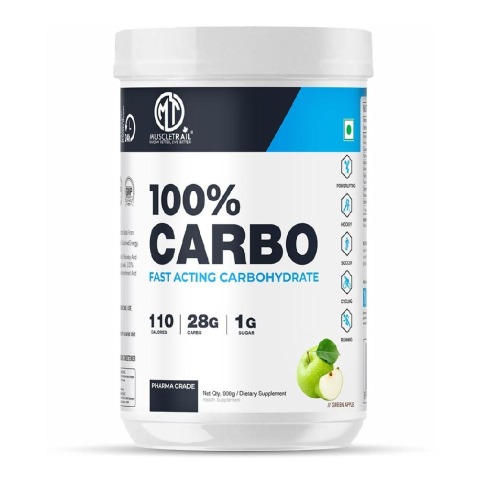 1 - Muscle Trail 100% Carbo,  1.98 lb  Green Apple 