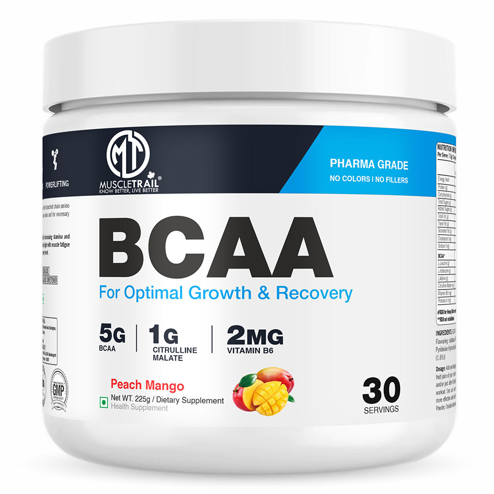 Muscle Trail BCAA, 0.49 lb 30 Servings Peach Mango-image-30