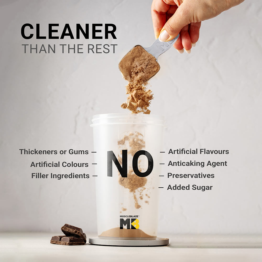 5 - MuscleBlaze Biozyme Performance Whey, 3.85 lb Rich Chocolate