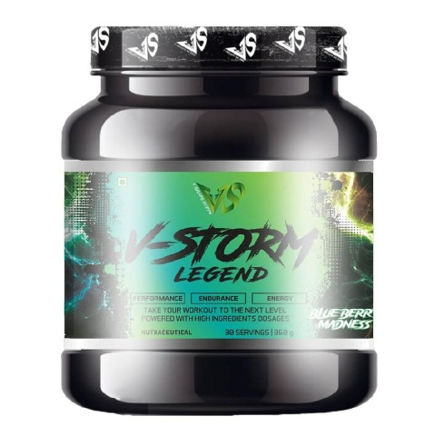 1 - V-SHAPE SUPPS V-Storm Legend Pre-Workout, 0.79 g Blueberry Madness
