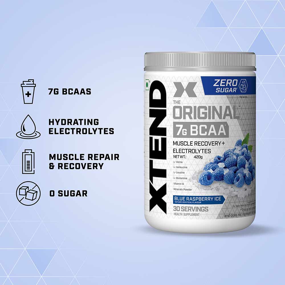 11 - Scivation Original BCAA,  0.93 lb  30 Servings  Blue Raspberry Ice 