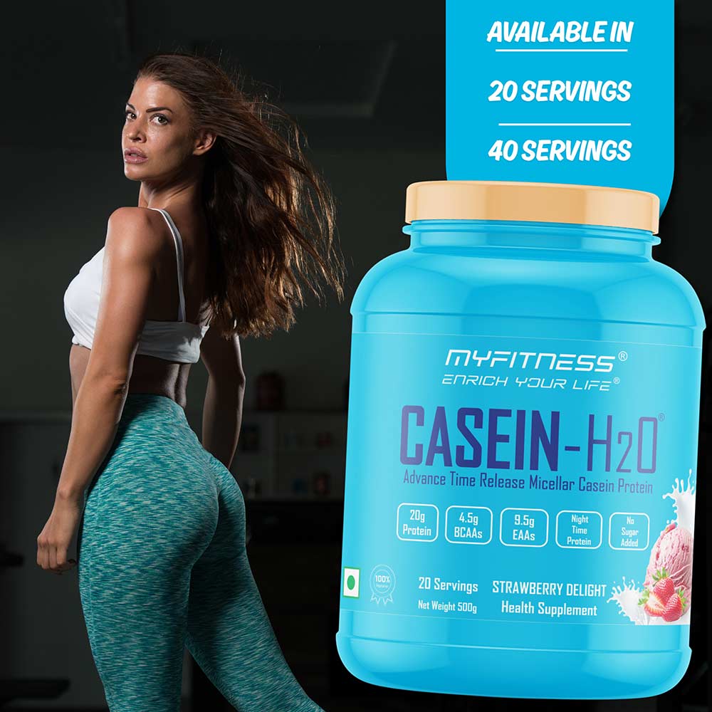 5 - Myfitness Casein-H2O,  2.2 lb  Strawberry Delight 