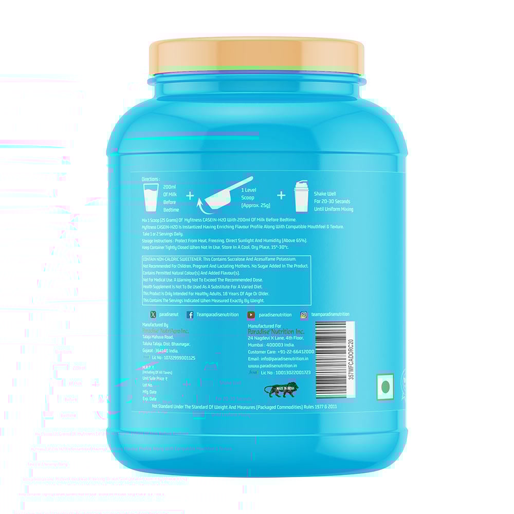 7 - Myfitness Casein-H2O,  1.1 lb  Double Rich Chocolate 