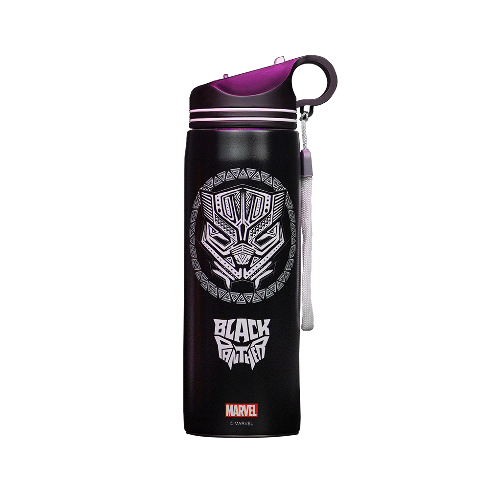 1 - Gritzo Black Panther Sipper, Black 700 ml
