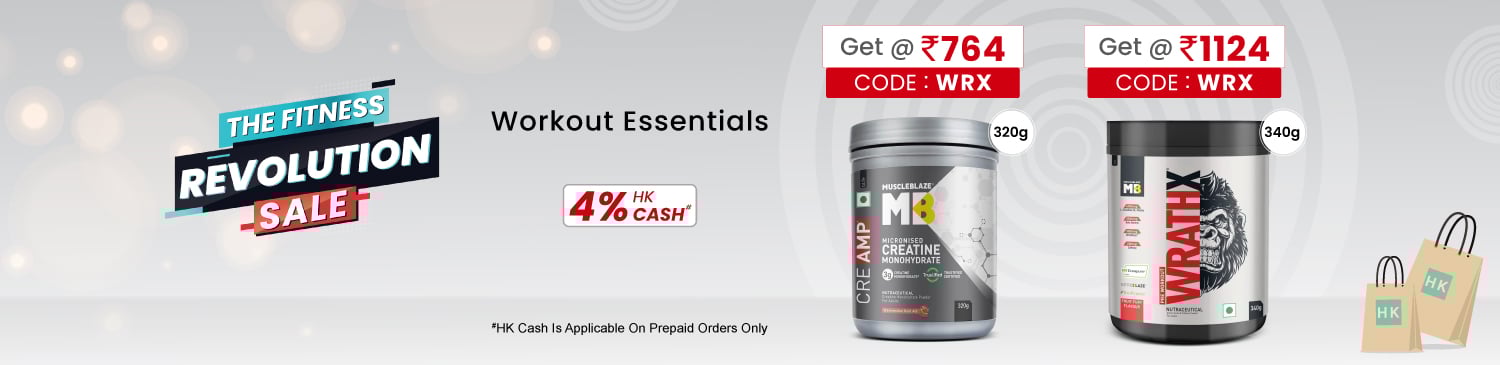 Workout Essentials Range | Extra 10% Off | WRX | 4% HK Cash