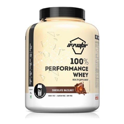 1 - Avvatar 100% Performance Whey,  4.4 lb  Chocolate Hazulnut 