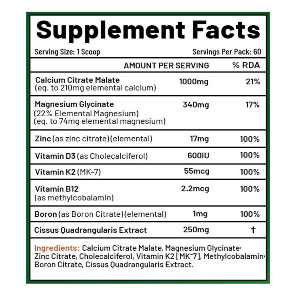 3 - NutriJa Calcium Magnesium Zinc+ Powder,  100 g  Unflavoured 