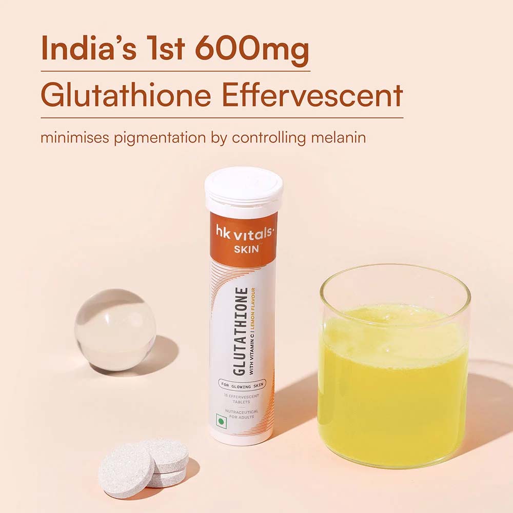 9 - HK Vitals Glutathione Effervescent with Vitamin C, Lemon 30 tablet(s)