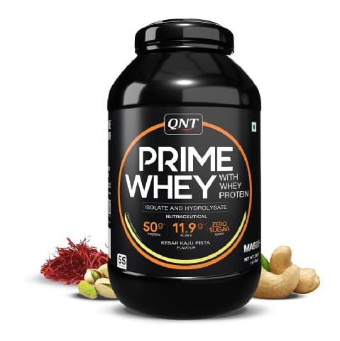 1 - QNT Prime Whey,  4.4 lb  Kesar Kaju Pista 