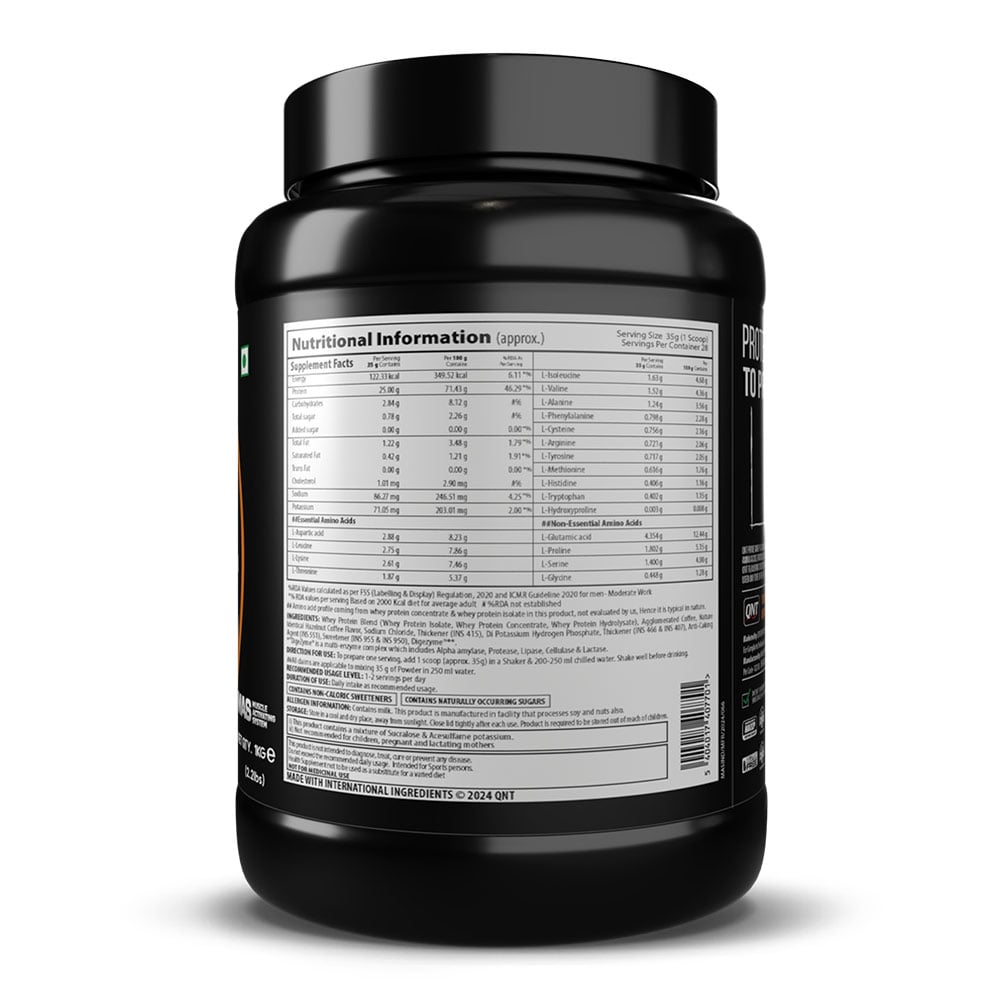 3 - QNT Prime Whey,  2.2 lb  Hazelnut Coffee 