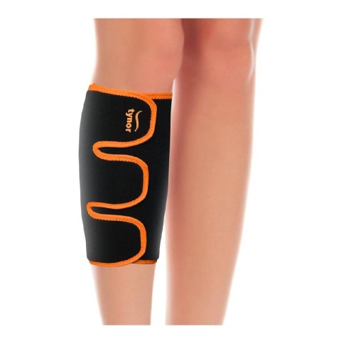 1 - Tynor Shin & Calf Support Neo,  Black with Orange  Universal 
