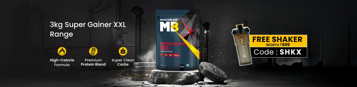 3kg Super Gainer Range | Free Shaker | SHKX