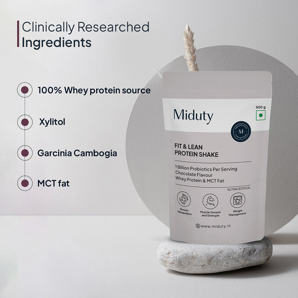 3 - Miduty Fit and Lean Protein Shake,  1.1 lb  Chocolate 