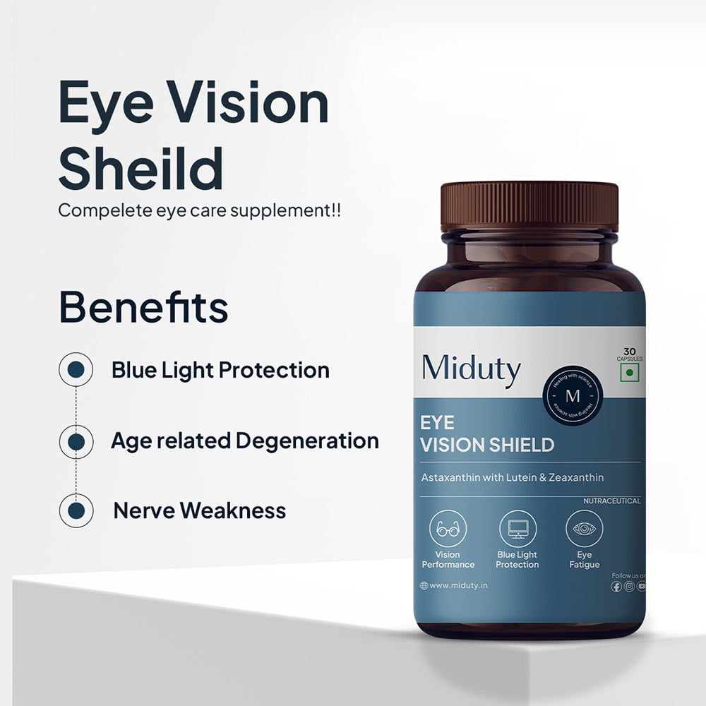 3 - Miduty Eye Vision Shield,  30 capsules 