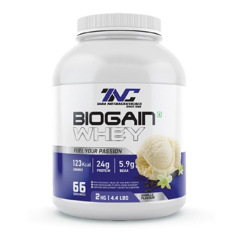 1 - Tara Nutraceuticals Biogain Whey, 4.4 lb Vanilla