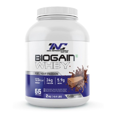 1 - Tara Nutraceuticals Biogain Whey,  4.4 lb  Belgium Chocolate 