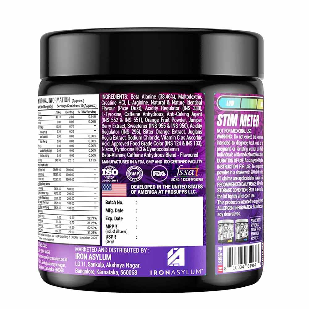 4 - ProSupps Hyde Xtreme Pre Workout,  0.22 lb  Pixie Dust 