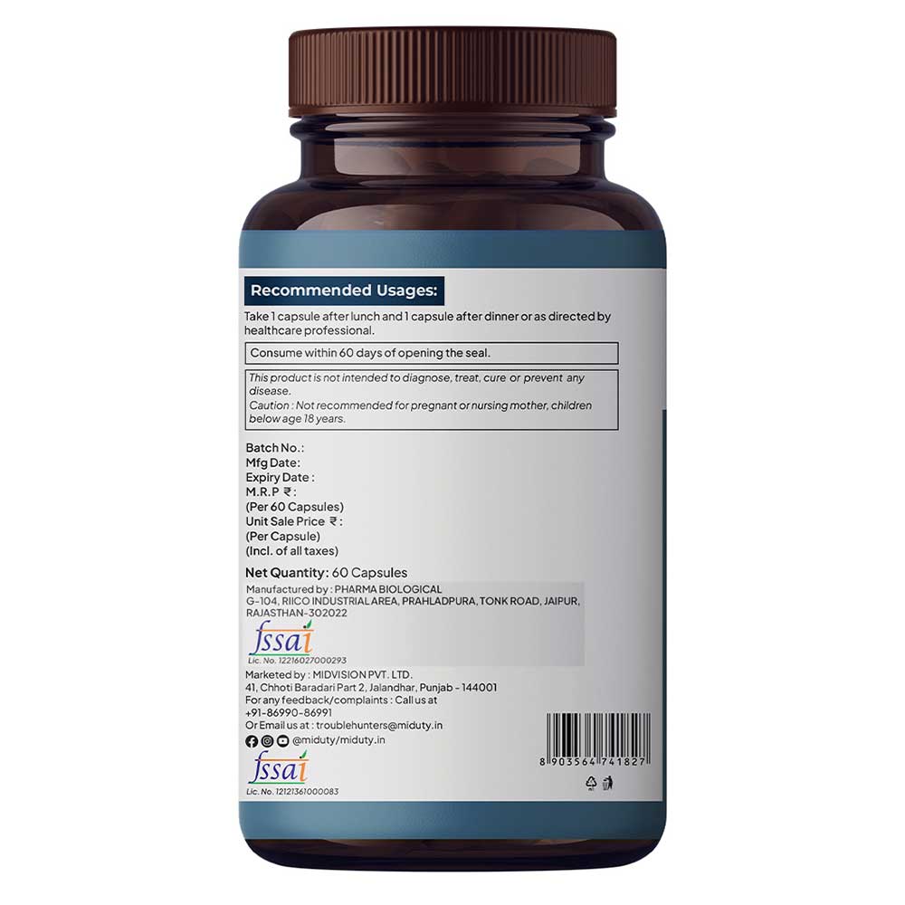 10 - Miduty Triple Thyroid Care,  60 capsules 