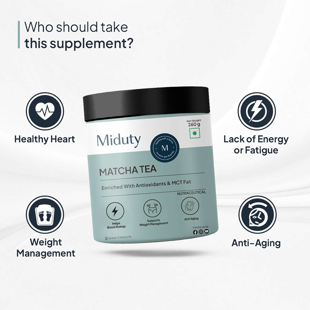 4 - Miduty Matcha Tea,  260 g  Vanilla-Cardamom 
