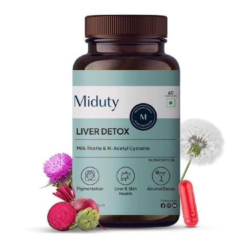 1 - Miduty Liver Detox,  60 capsules 