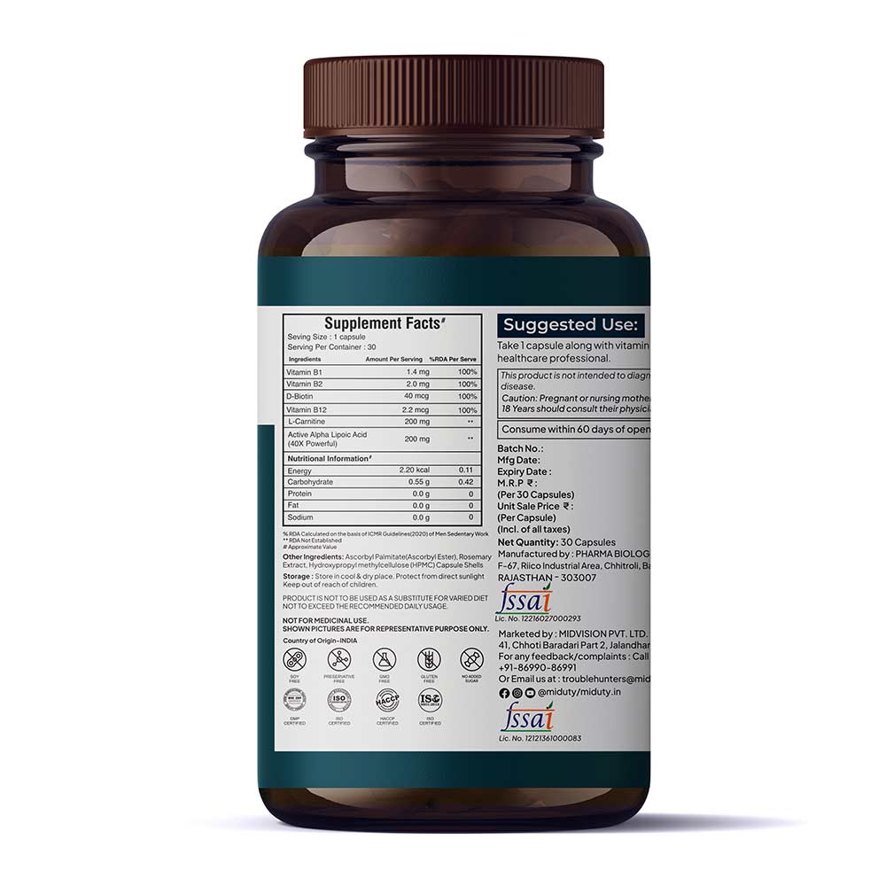 2 - Miduty Nerve Pain Relief,  30 capsules 