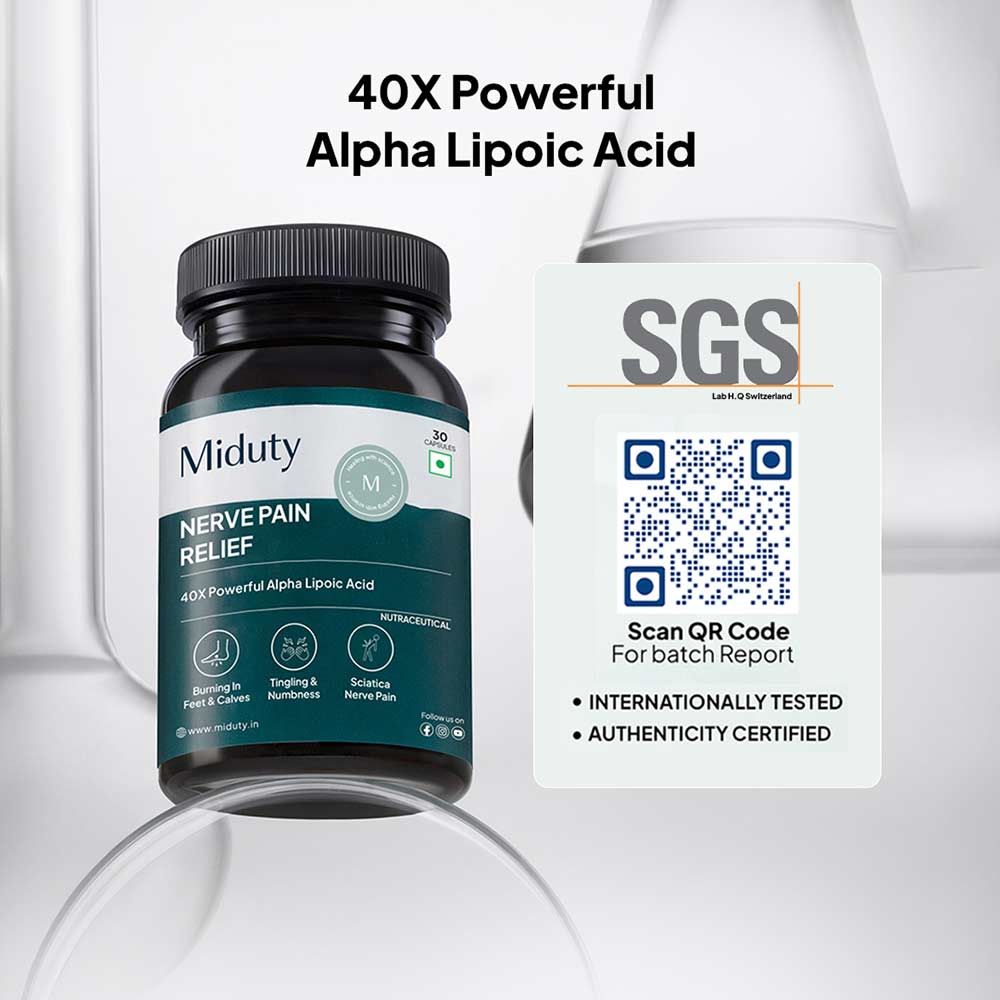 3 - Miduty Nerve Pain Relief,  30 capsules 