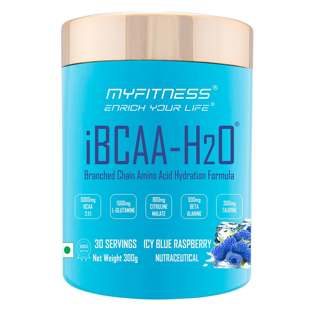 1 - Myfitness iBCAA-H2O,  0.66 lb  30 Servings  Icy Blue Raspberry 