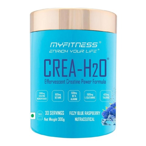 1 - Myfitness CREA-H2O,  Fizzy Blue Raspberry  0.66 lb 