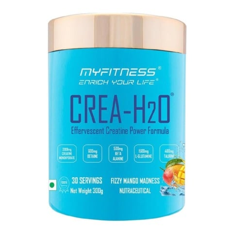 1 - Myfitness CREA-H2O,  Fizzy Mango Madness  0.66 lb 