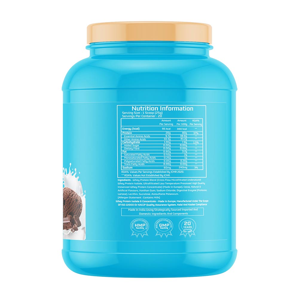 2 - Myfitness 100% WHEY-H2O Protein Isolate,  1.1 lb  Rich Chocolate 