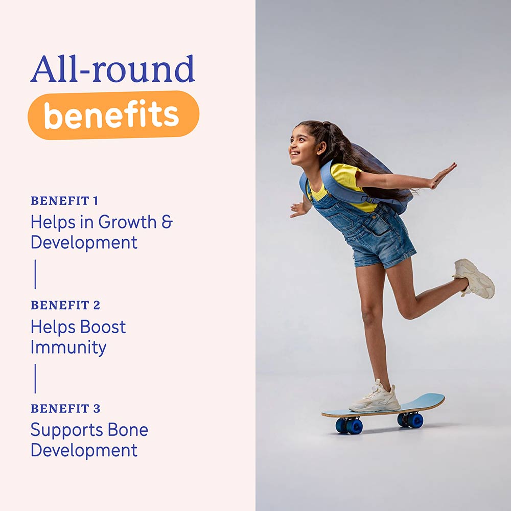 4 - Supermilk Gritzo Growth+ for Girl 10-12 Yrs,  200 g  Double Chocolate