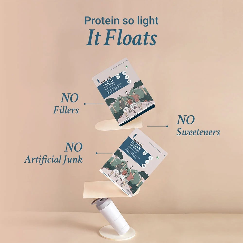 6 - TrueBasics Clean Whey Protein (Isolate),  2.2 lb  Vanilla (Refill Pack)