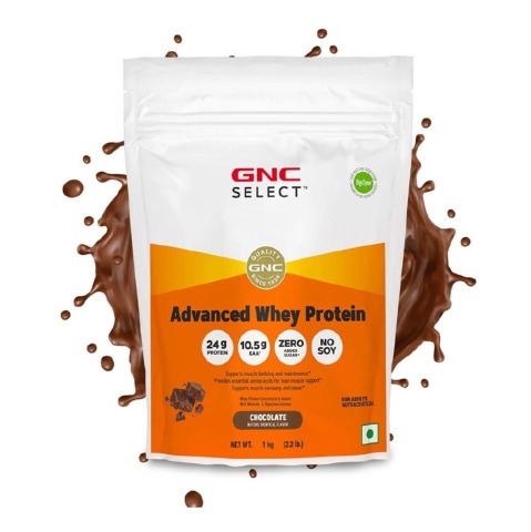 1 - GNC Select Advanced Whey Protein,  2.2 lb  Chocolate 