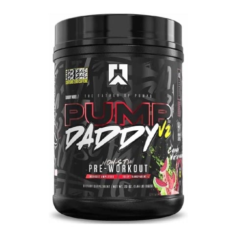 1 - Ryse Pump Daddy V2 Pre-Workout, 1.43 lb Candy Watermelon