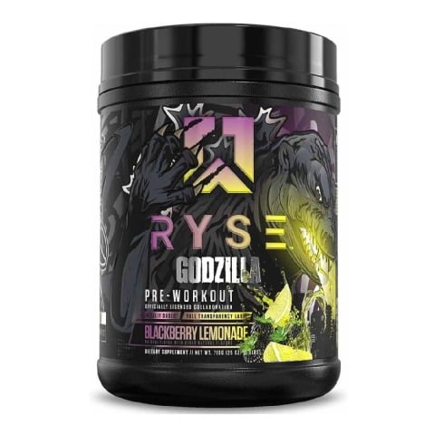 1 - Ryse Godzilla Pre Workout, 1.56 lb Blackberry Lemonade