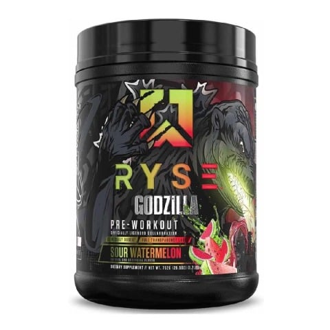 1 - Ryse Godzilla Pre Workout,  1.65 lb  Sour Watermelon 